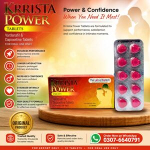 Krrista Power Tablets In Pakistan