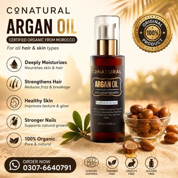 Organic Argan Oil CoNatural 100Ml In Pakistan