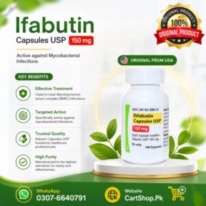 Rifabutin Capsules 150mg Price in Pakistan