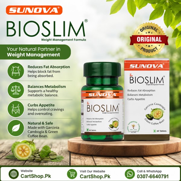 Sunova BioSlim Tablets Price in Pakistan