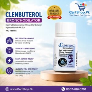 Clenbuterol 40 Mcg Tablets In Pakistan