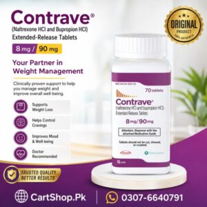 Contrave Naltrexone HCl and Bupropion Tablets In Pakistan